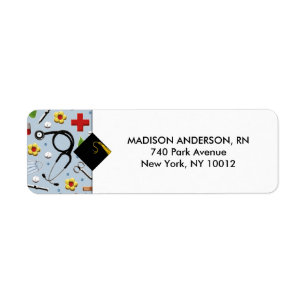 Nursing School Graduation Label