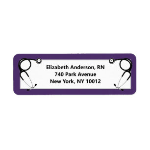 Nursing School Graduation Label