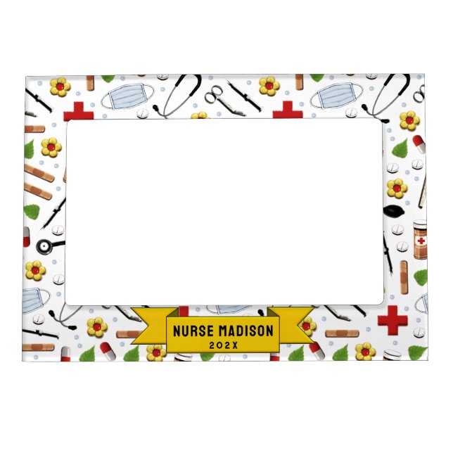 Nursing School Graduation Magnetic Frame (Front)