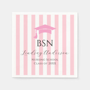 Nursing School Graduation  Napkins