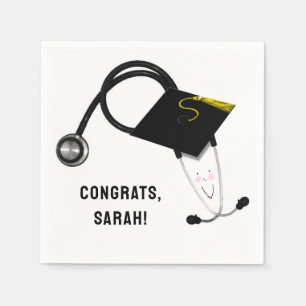 Nursing School Graduation Napkins