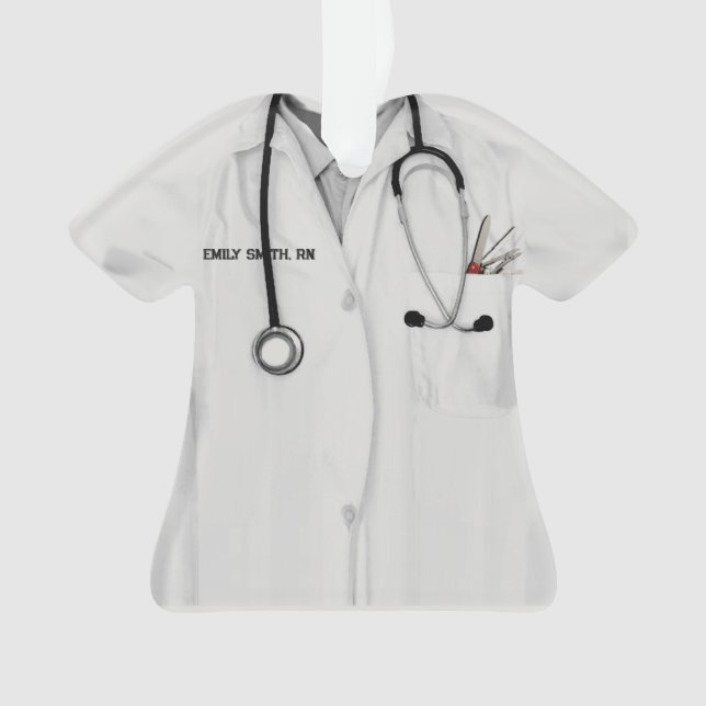 Nursing School Graduation Ornament (Front)