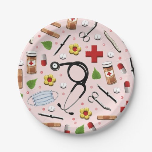 Nursing School Graduation Paper Plate