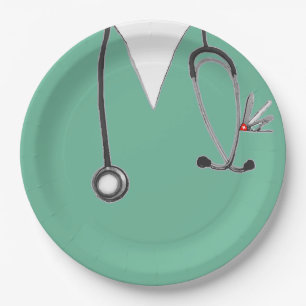 Nursing School Graduation Paper Plate