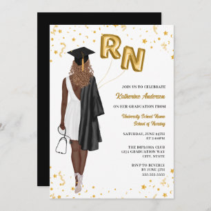 Nursing School Graduation Party Invitation