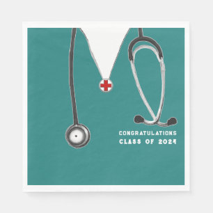 Nursing School Graduation Party Napkins