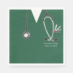 Nursing School Graduation Party Napkins