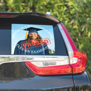 nursing school graduation, pass nclex rn exam sticker