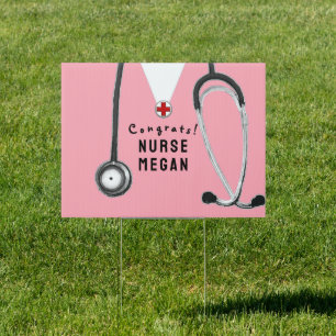 Nursing School Graduation Sign