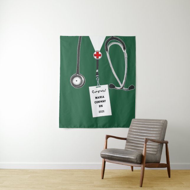 Nursing School Graduation Tapestry (In Situ)