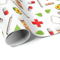 Nursing School Graduation Wrapping Paper