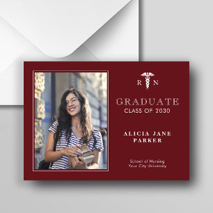 Nursing school graduation year photo announcement