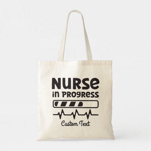 Nursing School In Progress Future Nurse RN Gifts  Tote Bag