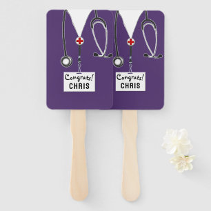Nursing School or Medical School Graduation Hand Fan