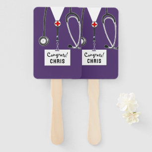 Nursing School or Medical School Graduation Hand Fan
