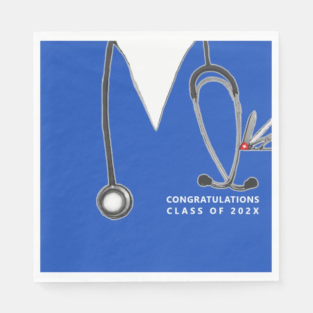 Nursing School  Party Napkins (Front)