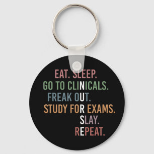 Nursing School student Future Nurse RN Gifts Keychain
