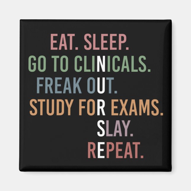 Nursing School student Future Nurse RN Gifts Magnet (Front)