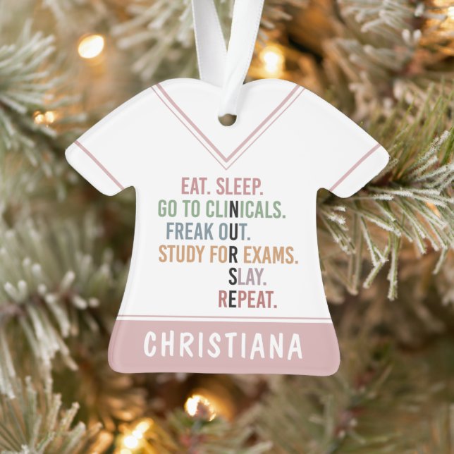 Nursing School student Future Nurse RN Gifts Ornament (Tree)