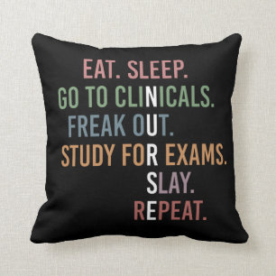 Nursing School student Future Nurse RN Gifts Throw Pillow
