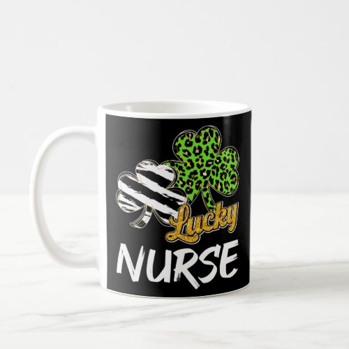 Nursing Shamrock Irish One Lucky Nurse St Patricks Coffee Mug