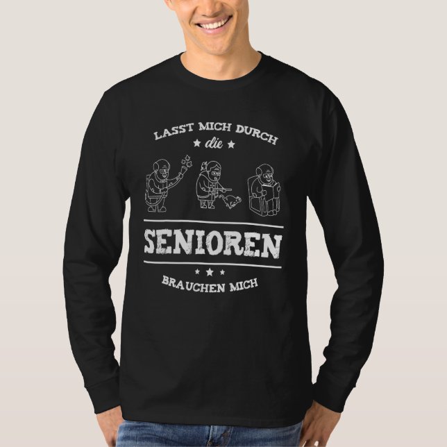 Nursing Sister Altenpflege Humour Saying Altenpfle T-Shirt (Front)