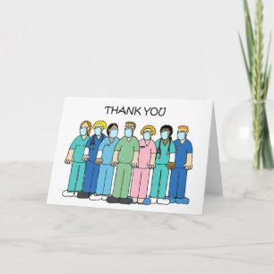 Nursing Staff Thank You Card