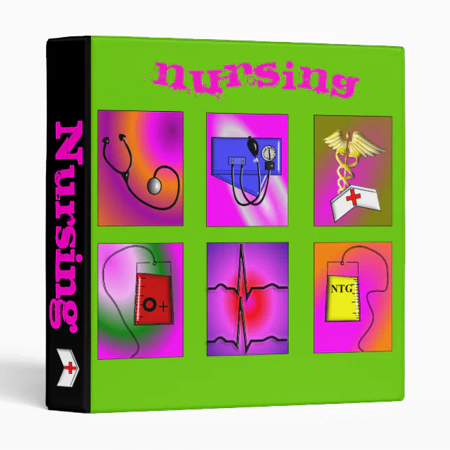 Nursing Student Class Binder Notebook Zazzle