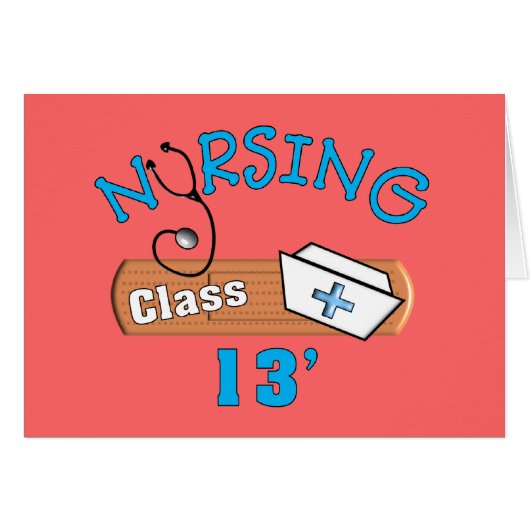 Nursing Student Class of 2013 Gifts Cards (Front Horizontal)