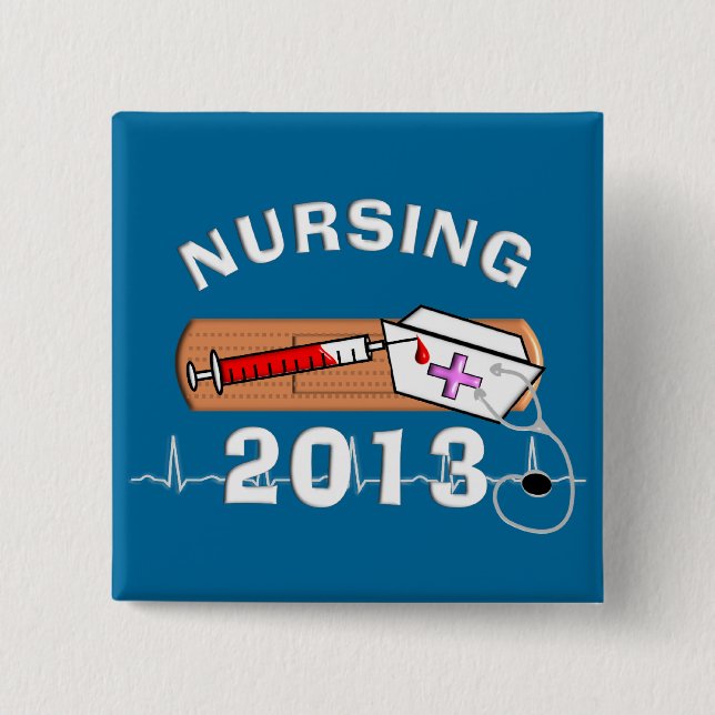 Nursing Student Class of 2013 Pinback Button (Front)