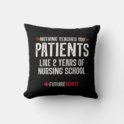 Nursing Student Gift _ Nursing School Graduation Throw Pillow