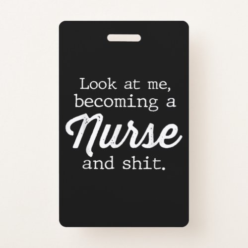 Nursing Student Gifts Women Girls Nurse Themed Badge