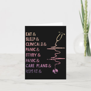 Nursing Student Medical School Nurse Card