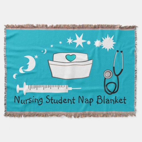 Nursing Student Nap Blanket Blue