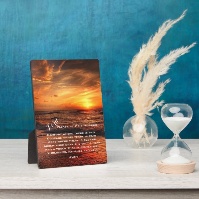 Nursing Student / Nurse Prayer Plaque (Side)