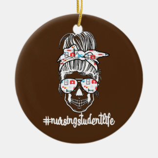 Nursing Student Nursing School Nurse Student Ceramic Ornament