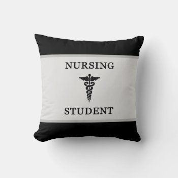 Nursing Student Pride  Throw Pillow by bonfirenurses at Zazzle