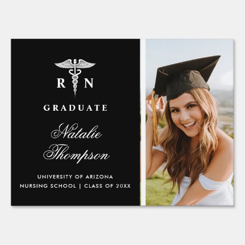 Nursing Student Registered Nurse Graduation Custom Sign