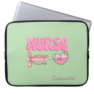 Nursing Student School Future Nurse Name Gift Laptop Sleeve