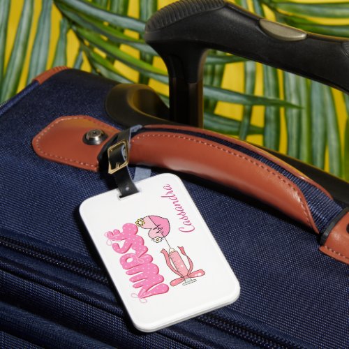 Nursing Student School Future Nurse Name  Gift Luggage Tag