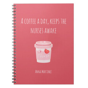 Nursing Student Study Minimalist Gift Class Notebook