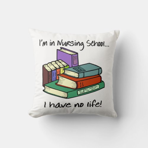 Nursing Student Throw Pillow