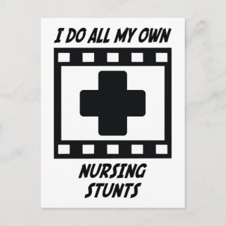 Nursing Stunts Postcard