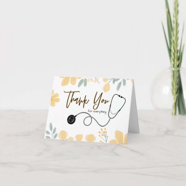 Nursing Thank You Card (Front)