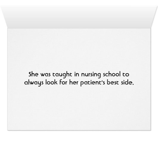 nursing thermometer joke (Inside Horizontal (Bottom))