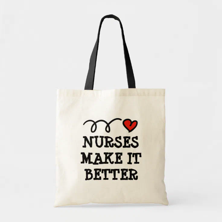 Personalized Nurses Appreciation Week Gift Idea Tote Bag Medical Monogrammed 