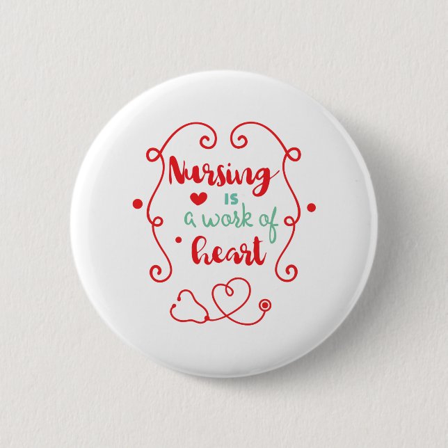 Nursing Work Button (Front)