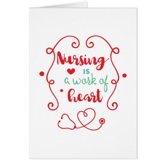 Nursing Work Cards (Front)
