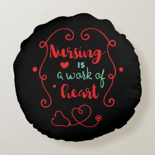 Nursing Work Round Pillow