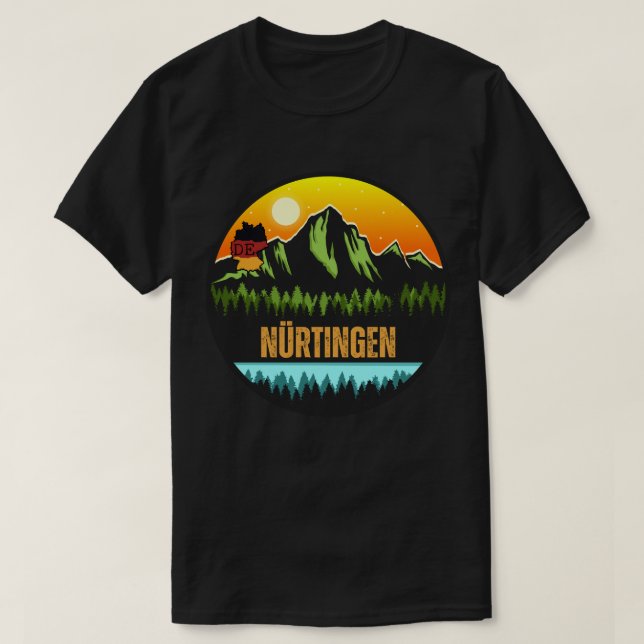Nürtingen, Baden-Württemberg Germany T-Shirt (Design Front)
